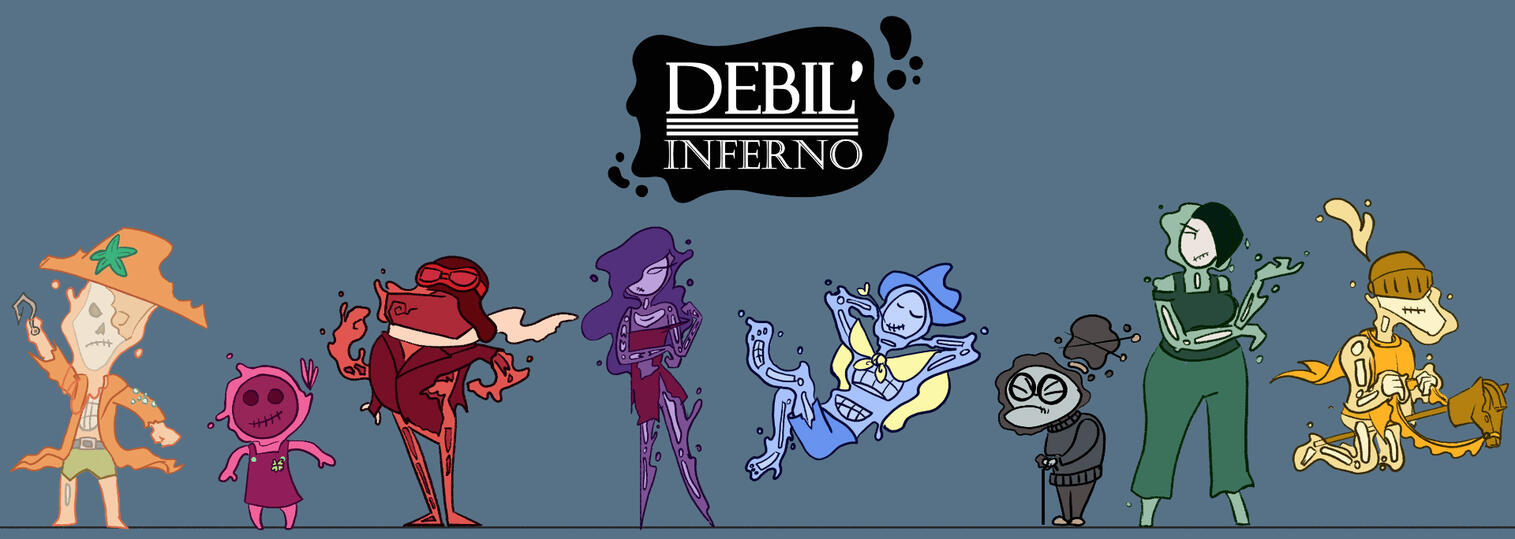 Debil' inferno - character designs
